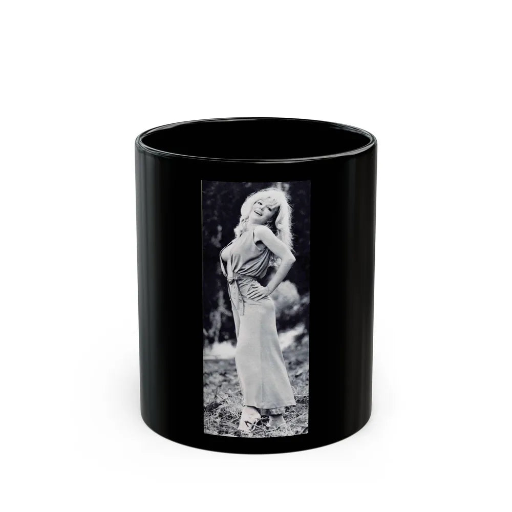 Francine York #157 (Vintage Female Icon) Black Coffee Mug-11oz-Go Mug Yourself