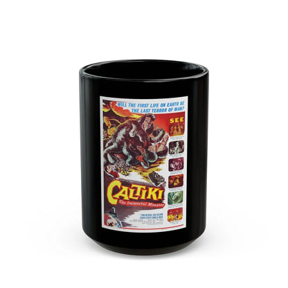 CALTIKI THE IMMORTAL MONSTER 1959 Movie Poster - Black Coffee Mug-15oz-Go Mug Yourself