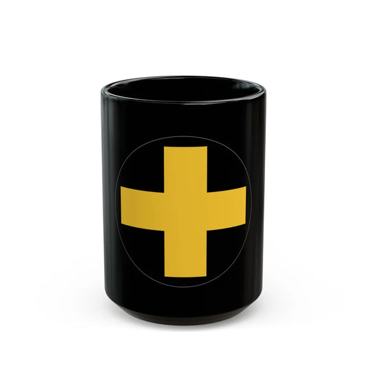 33rd Infantry Division SSI (U.S. Army) Black Coffee Mug-15oz-Go Mug Yourself