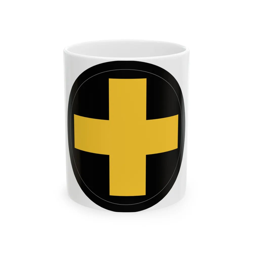 33rd Infantry Division SSI (U.S. Army) White Coffee Mug-11oz-Go Mug Yourself