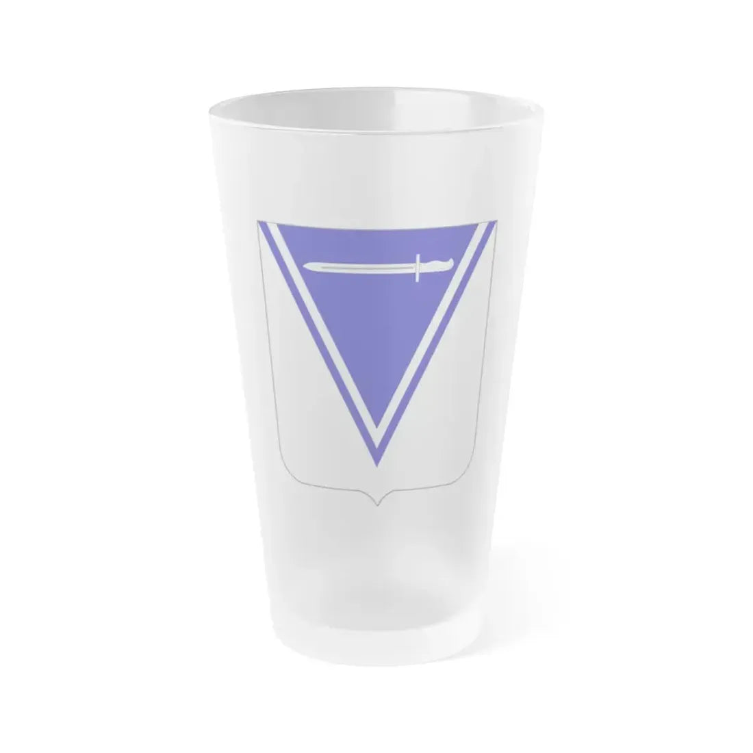 33rd Infantry Regiment (U.S. Army) Frosted Pint Glass 16oz Default Title - Go Mug Yourself