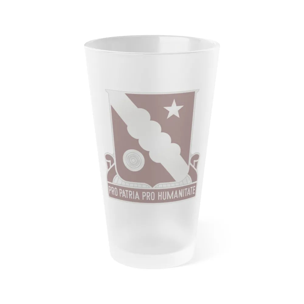 34 Medical Battalion (U.S. Army) Frosted Pint Glass 16oz-Go Mug Yourself