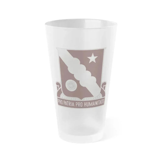 34 Medical Battalion (U.S. Army) Frosted Pint Glass 16oz Default Title - Go Mug Yourself
