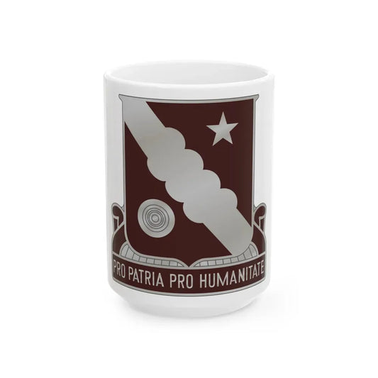 34 Medical Battalion (U.S. Army) White Coffee Mug 15oz - Go Mug Yourself