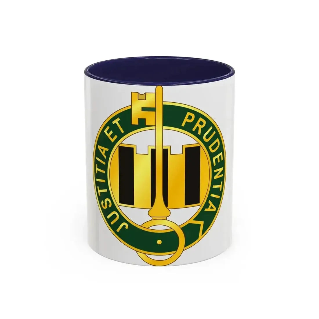 340 Military Police Battalion (U.S. Army) Accent Coffee Mug 11oz Navy - Go Mug Yourself
