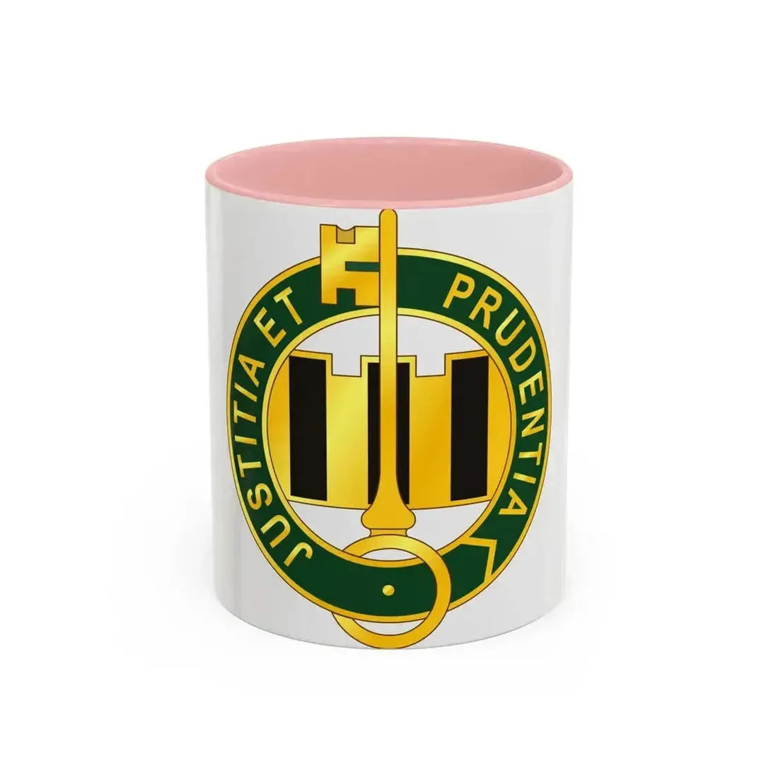 340 Military Police Battalion (U.S. Army) Accent Coffee Mug 11oz Pink - Go Mug Yourself