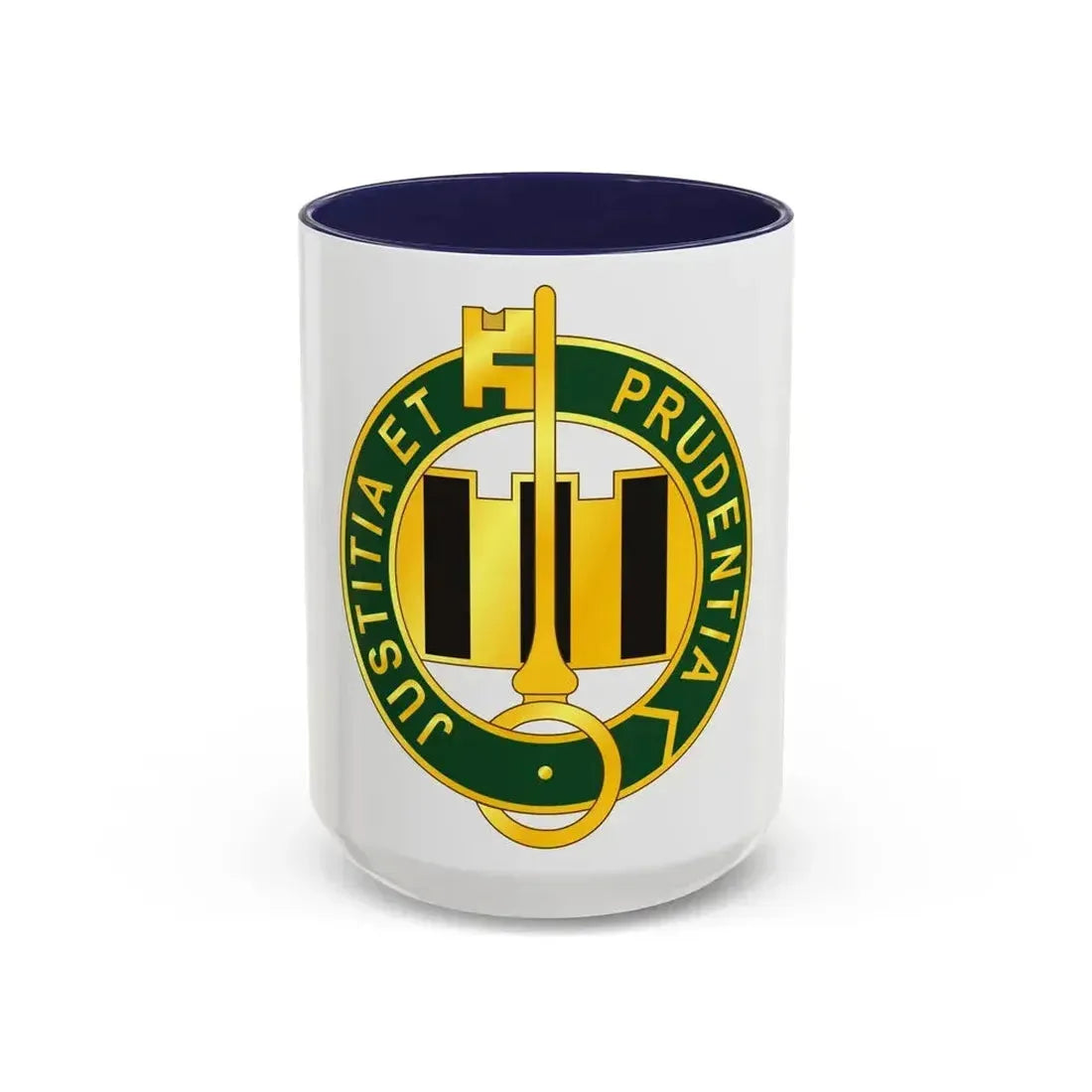 340 Military Police Battalion (U.S. Army) Accent Coffee Mug 15oz Navy - Go Mug Yourself
