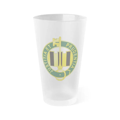 340 Military Police Battalion (U.S. Army) Frosted Pint Glass 16oz Default Title - Go Mug Yourself