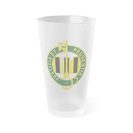 340 Military Police Battalion (U.S. Army) Frosted Pint Glass 16oz Default Title - Go Mug Yourself