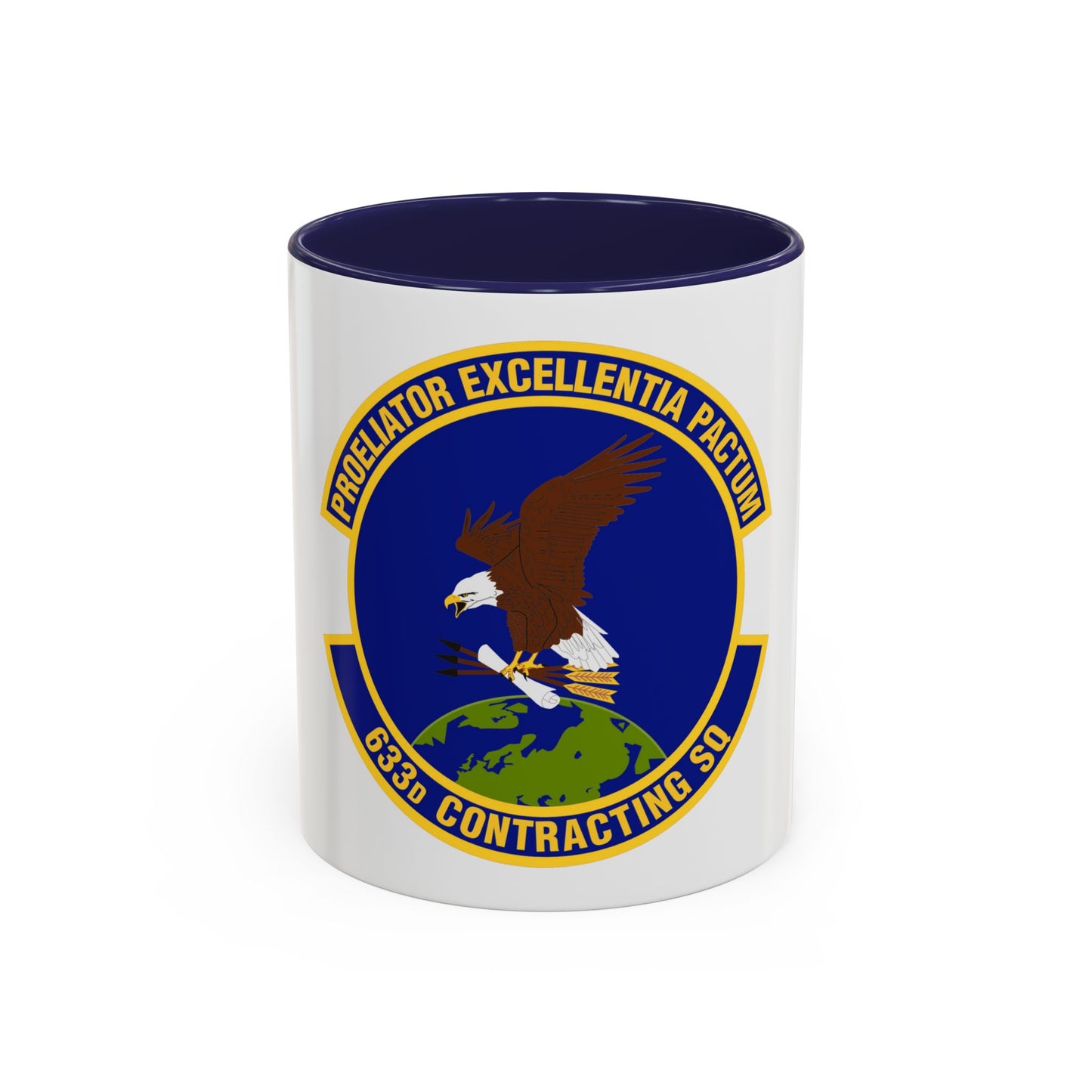 633d Contracting Squadron (U.S. Air Force) Accent Coffee Mug