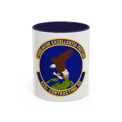 633d Contracting Squadron (U.S. Air Force) Accent Coffee Mug
