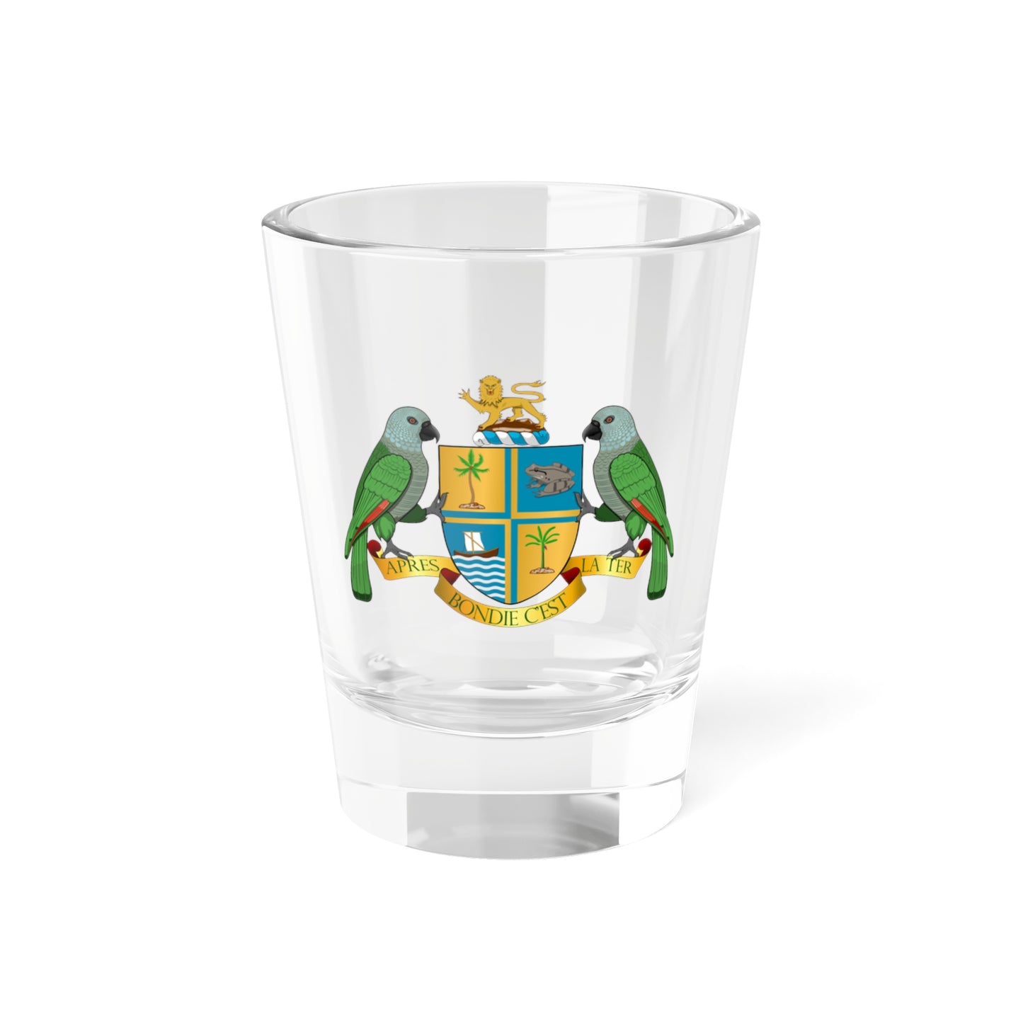 Coat of arms of Dominica - Shot Glass 1.5oz