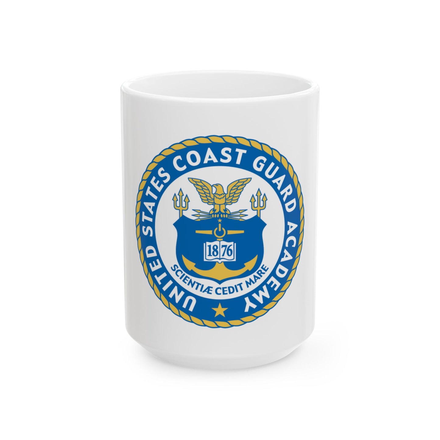 USCG Academy (U.S. Coast Guard) White Coffee Mug
