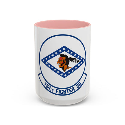 154 Fighter Squadron (U.S. Air Force) Accent Coffee Mug