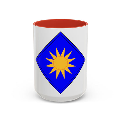 40th Infantry Division CSIB (U.S. Army) Accent Coffee Mug