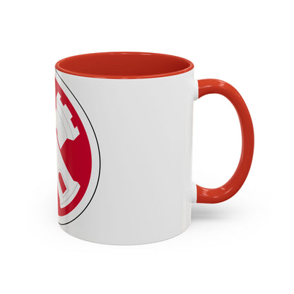 16th Engineer Brigade SSI (U.S. Army) Accent Coffee Mug