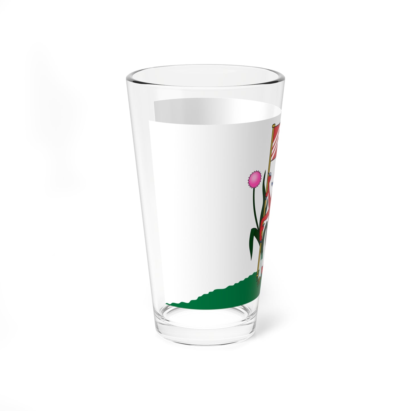 Flag of Cardiff (United Kingdom) Pint Glass 16oz