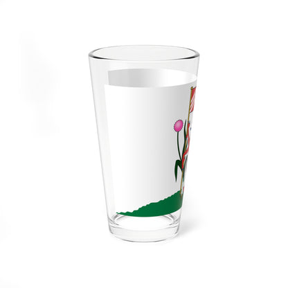 Flag of Cardiff (United Kingdom) Pint Glass 16oz