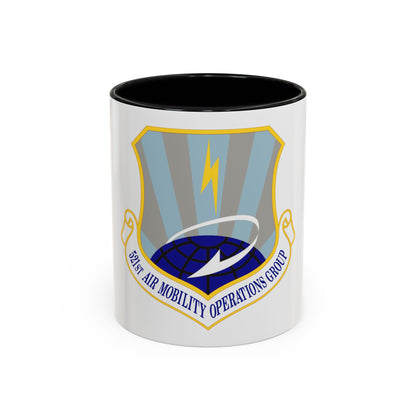 521st Air Mobility Operations Group (U.S. Air Force) Accent Coffee Mug