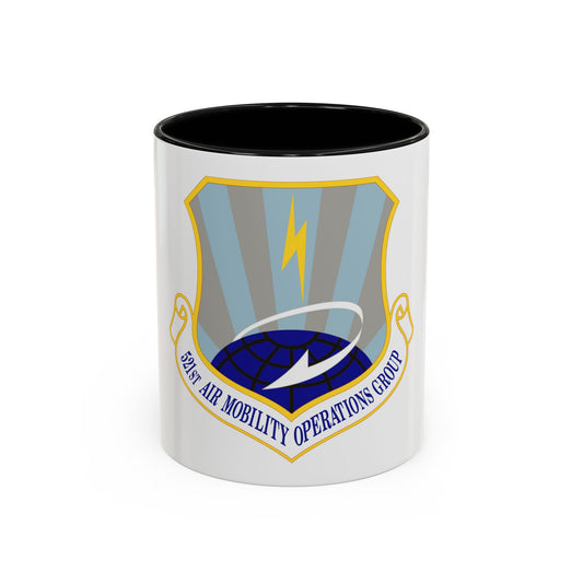 521st Air Mobility Operations Group (U.S. Air Force) Accent Coffee Mug