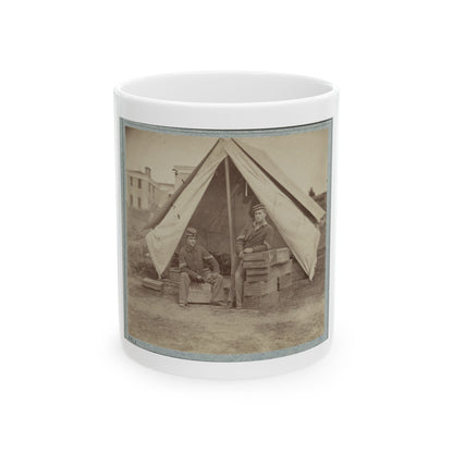 22d New York State Militia Near Harpers Ferry, Va., 1861 I.E.1862 004 (U.S. Civil War) White Coffee Mug