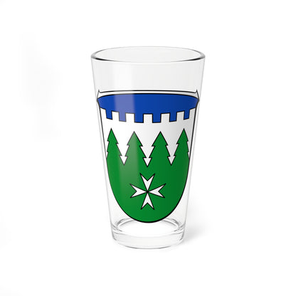 Wappen Burgwald (Germany) (Coat of Arms) Pint Glass 16oz