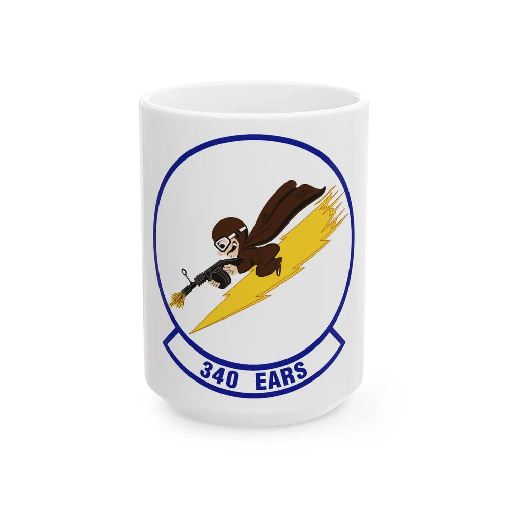 340th Expeditionary Air Refueling Squadron (U.S. Air Force) White Coffee Mug-15oz-Go Mug Yourself