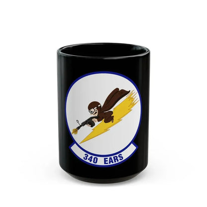 340th Expeditionary Air Refueling Squadron (U.S. Air Force) Black Coffee Mug 15oz - Go Mug Yourself
