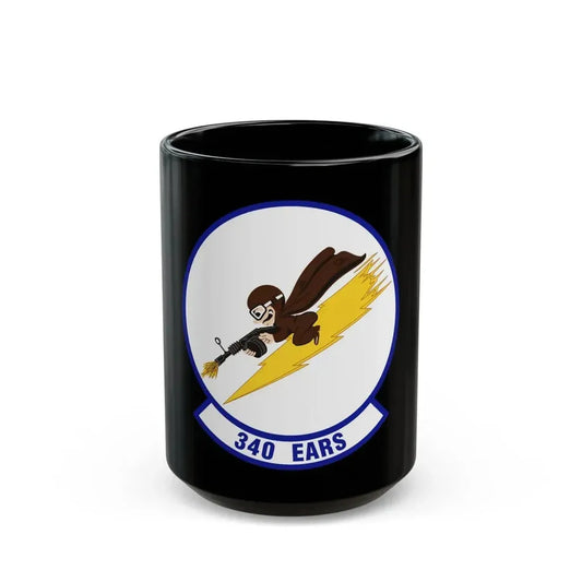 340th Expeditionary Air Refueling Squadron (U.S. Air Force) Black Coffee Mug 15oz - Go Mug Yourself