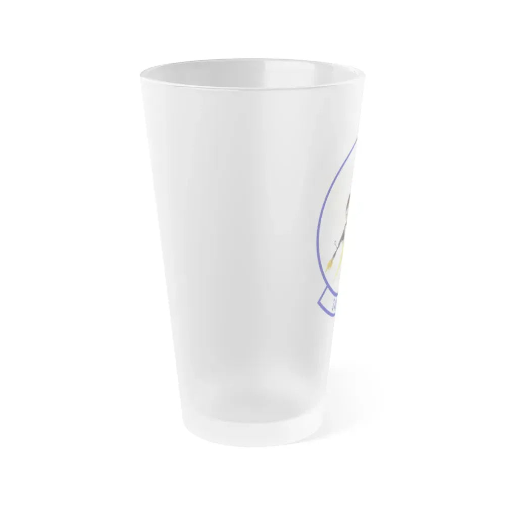 340th Expeditionary Air Refueling Squadron (U.S. Air Force) Frosted Pint Glass 16oz - Go Mug Yourself