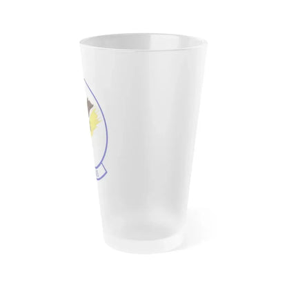 340th Expeditionary Air Refueling Squadron (U.S. Air Force) Frosted Pint Glass 16oz - Go Mug Yourself