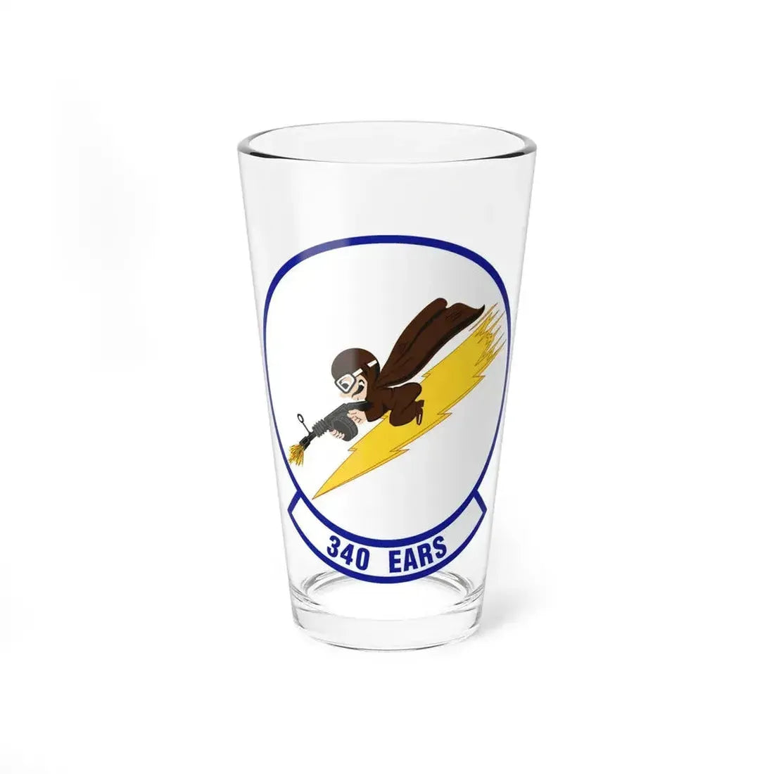 340th Expeditionary Air Refueling Squadron (U.S. Air Force) Pint Glass 16oz 16oz - Go Mug Yourself