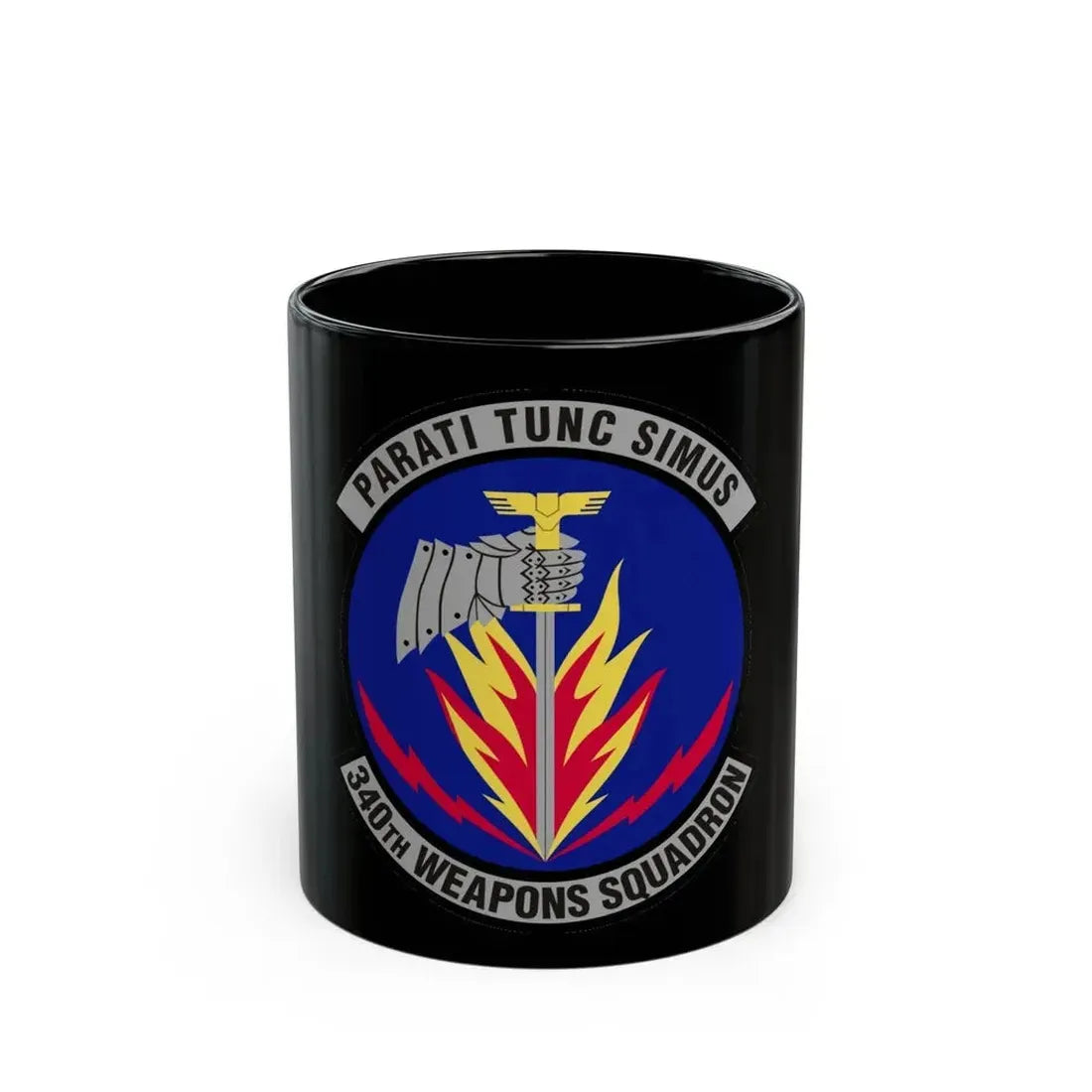 340th Weapons Squadron (U.S. Air Force) Black Coffee Mug 11oz - Go Mug Yourself