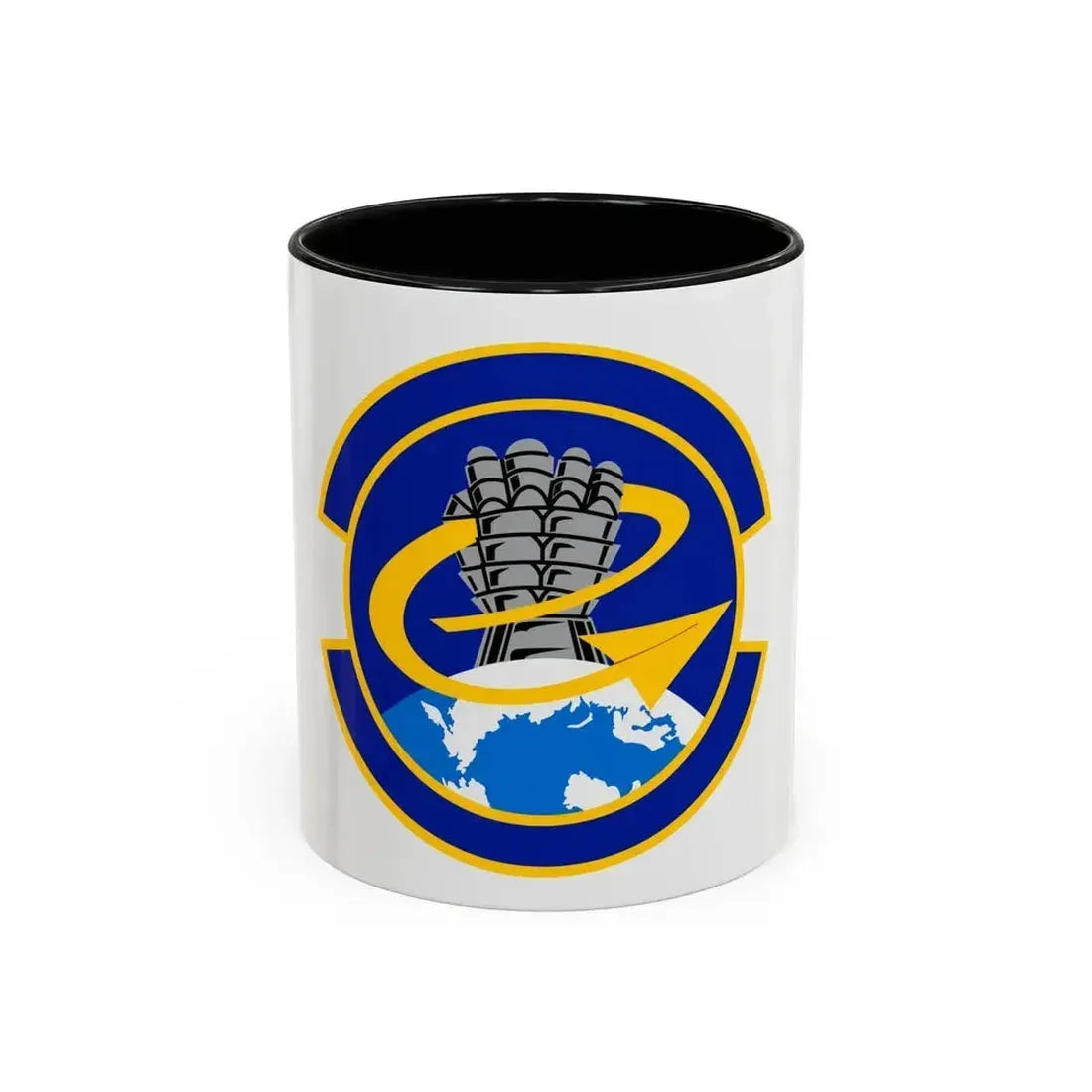 341 Force Support Squadron AFSPC (U.S. Air Force) Accent Coffee Mug 11oz Black - Go Mug Yourself