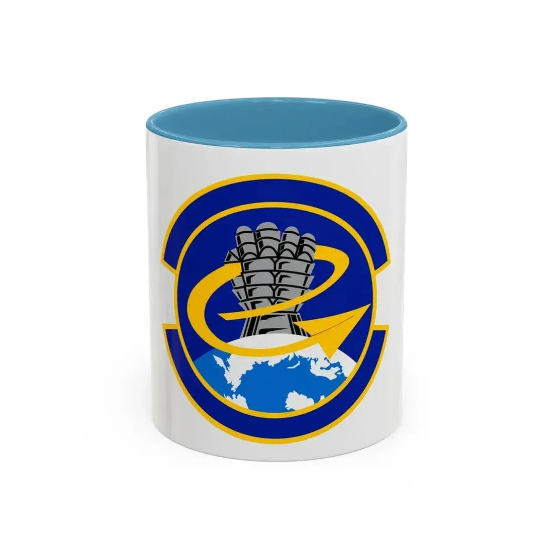 341 Force Support Squadron AFSPC (U.S. Air Force) Accent Coffee Mug 11oz Light Blue - Go Mug Yourself