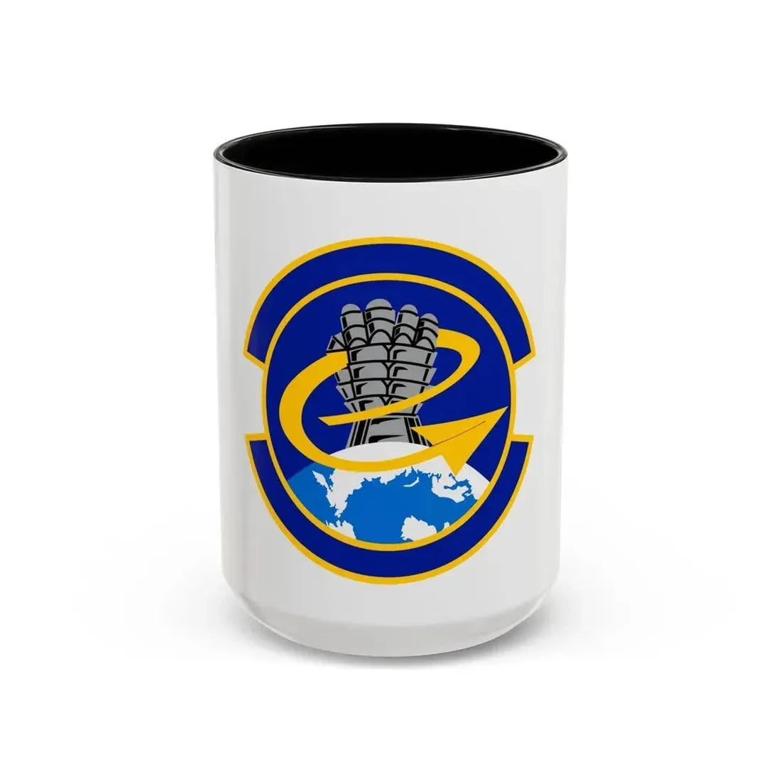 341 Force Support Squadron AFSPC (U.S. Air Force) Accent Coffee Mug 15oz Black - Go Mug Yourself