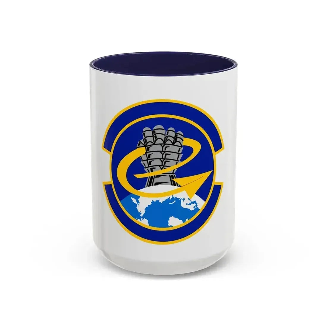 341 Force Support Squadron AFSPC (U.S. Air Force) Accent Coffee Mug 15oz Navy - Go Mug Yourself
