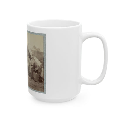 7th New York State Militia, Camp Cameron, D.C., 1861 034 (U.S. Civil War) White Coffee Mug