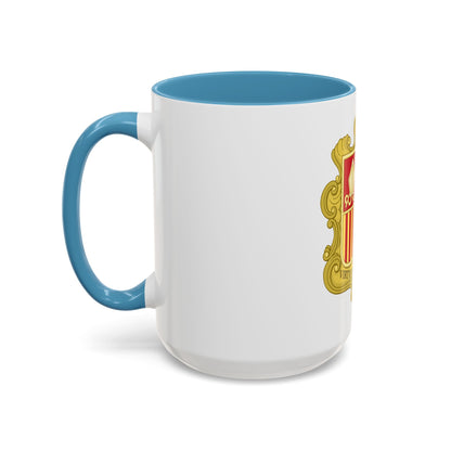 Coat of arms of Andorra (1580) - Accent Coffee Mug