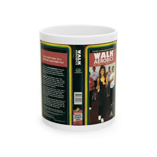 WALK AEROBICS (VHS COVER) - White Coffee Mug