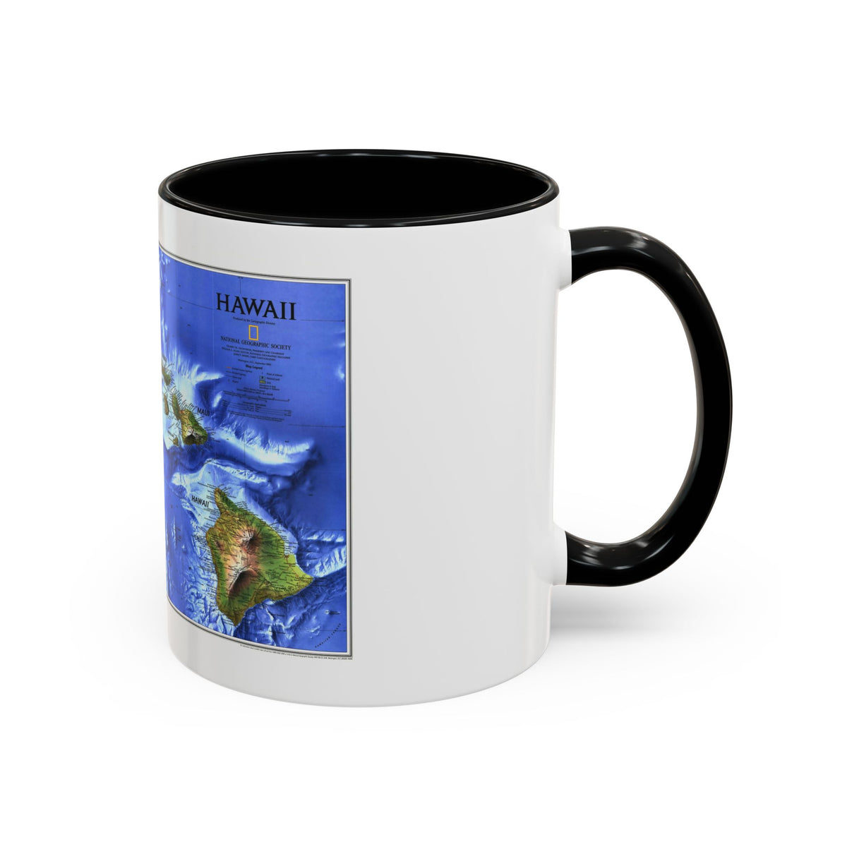 USA - Hawaii (1995) (Map) Accent Coffee Mug