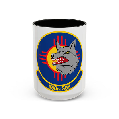 550 Special Operations Squadron AETC (U.S. Air Force) Accent Coffee Mug