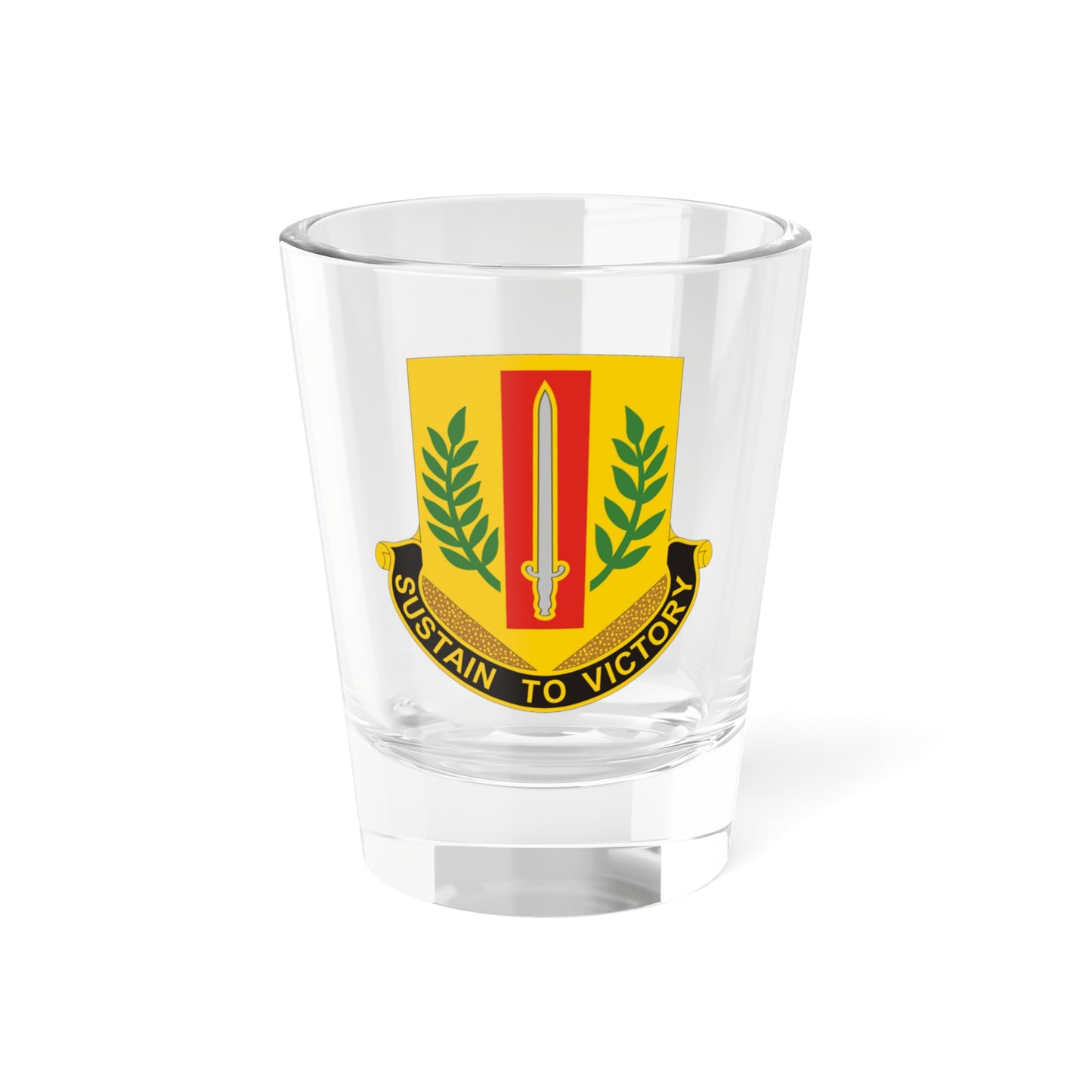 Verre à liqueur 1,5 oz de la 1 brigade de soutien 2 (armée américaine)