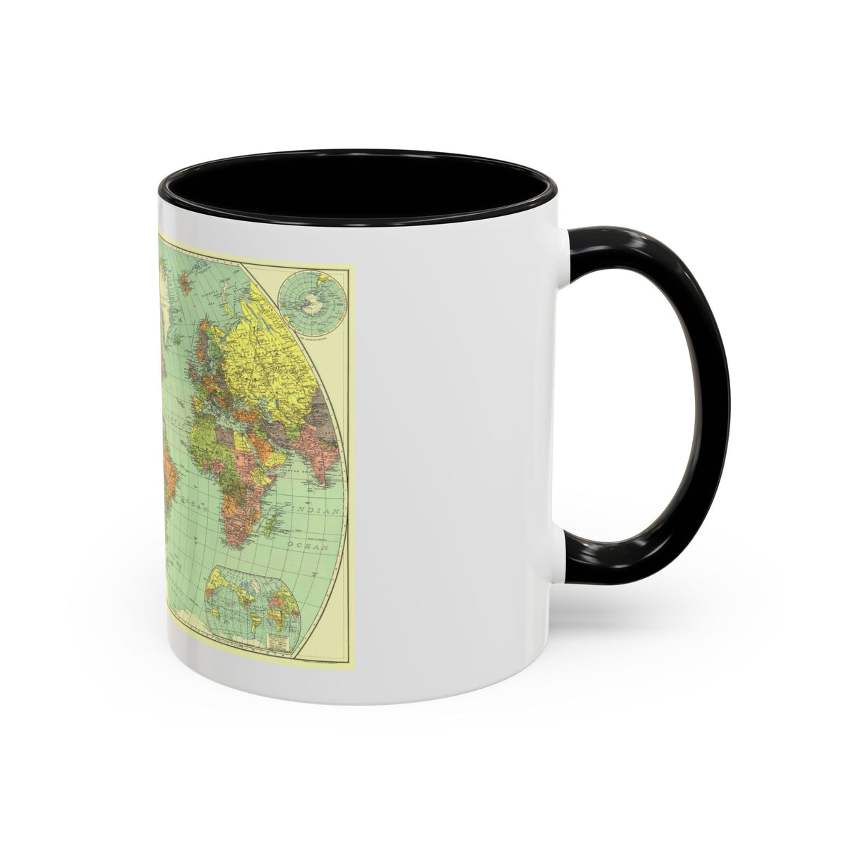 World Map (1932) (Map) Accent Coffee Mug