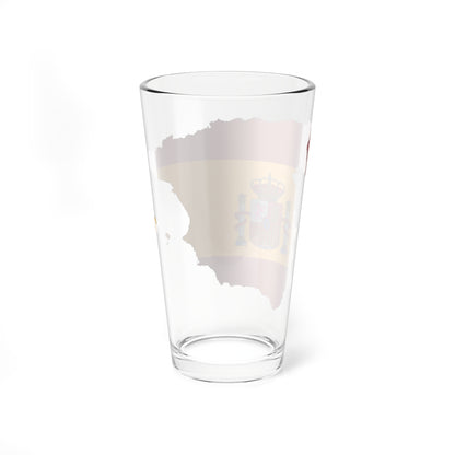 Spain-Flagmap (Spain) Pint Glass 16oz