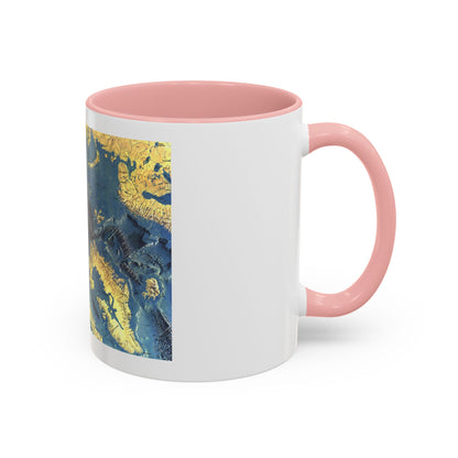 Arctic Ocean Floor (1971) (Map) Accent Coffee Mug