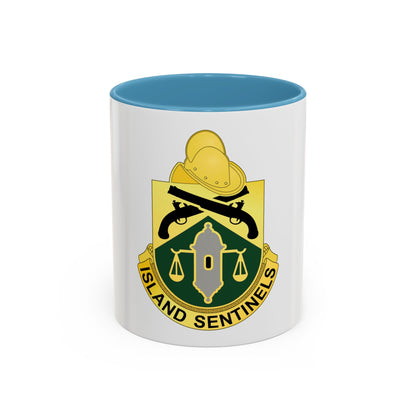 124 Military Police Battalion (U.S. Army) Accent Coffee Mug