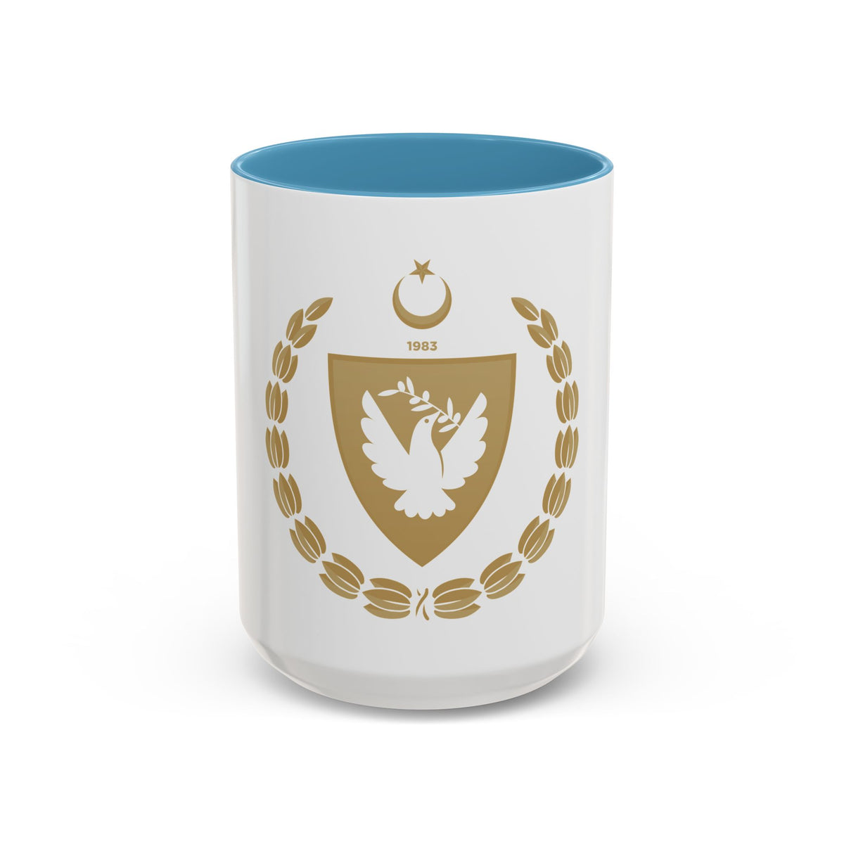 Emblem of the Presidency of the Turkish Republic of Northern Cyprus - Accent Coffee Mug