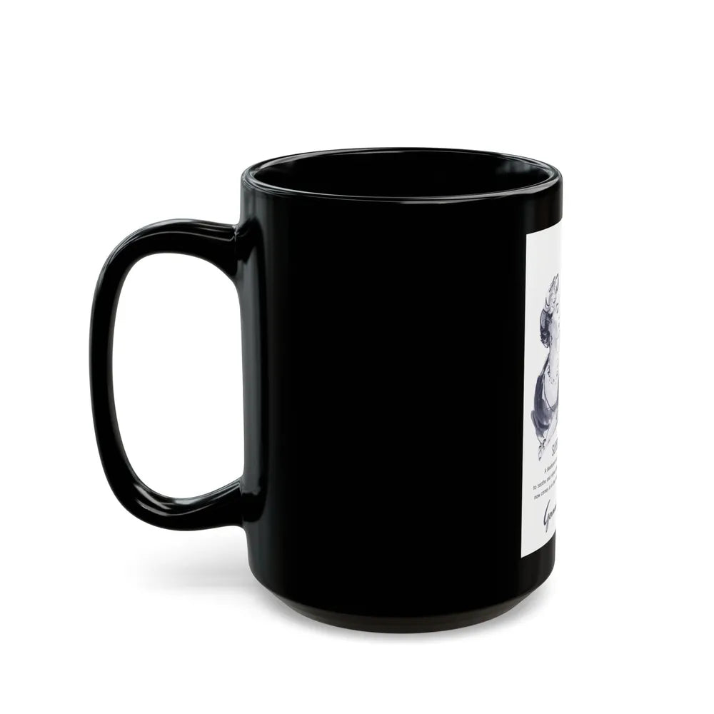 Germaine Monteil, 1959 - Black Coffee Mug-Go Mug Yourself