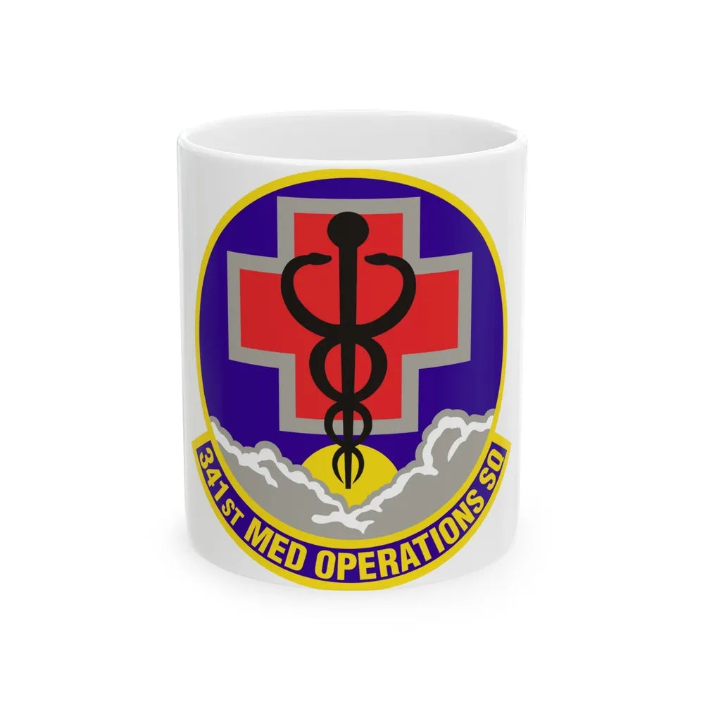 341st Medical Operations Squadron (U.S. Air Force) White Coffee Mug-11oz-Go Mug Yourself